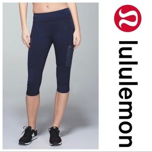 Lululemon Luxtreme Stash It Crops Size 4 - K07
